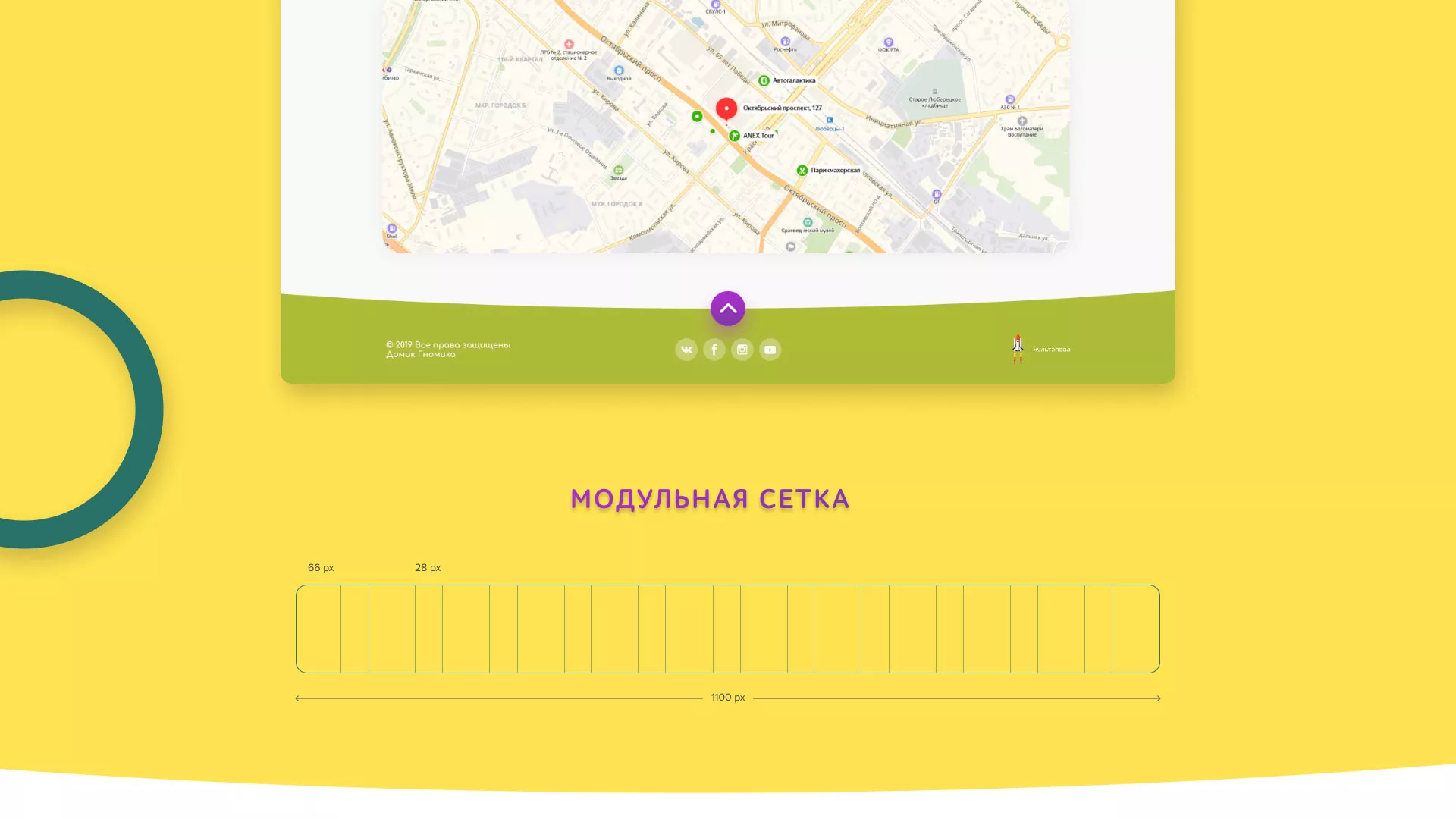 Разработка сайта детского активити-клуба «Домик гномика» в Георгиевске