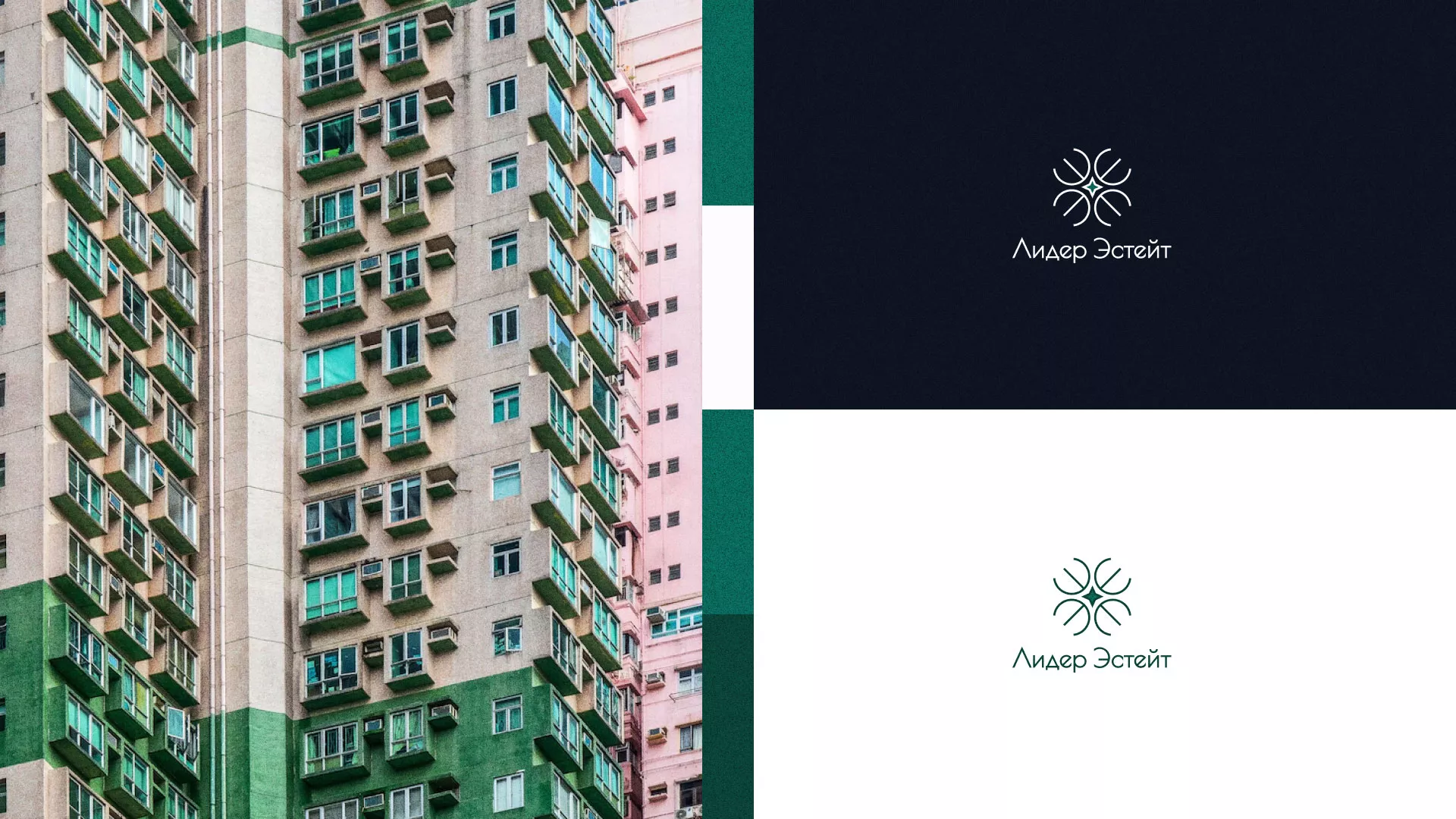 Создание логотипа компании «Лидер Эстейт» в Георгиевске