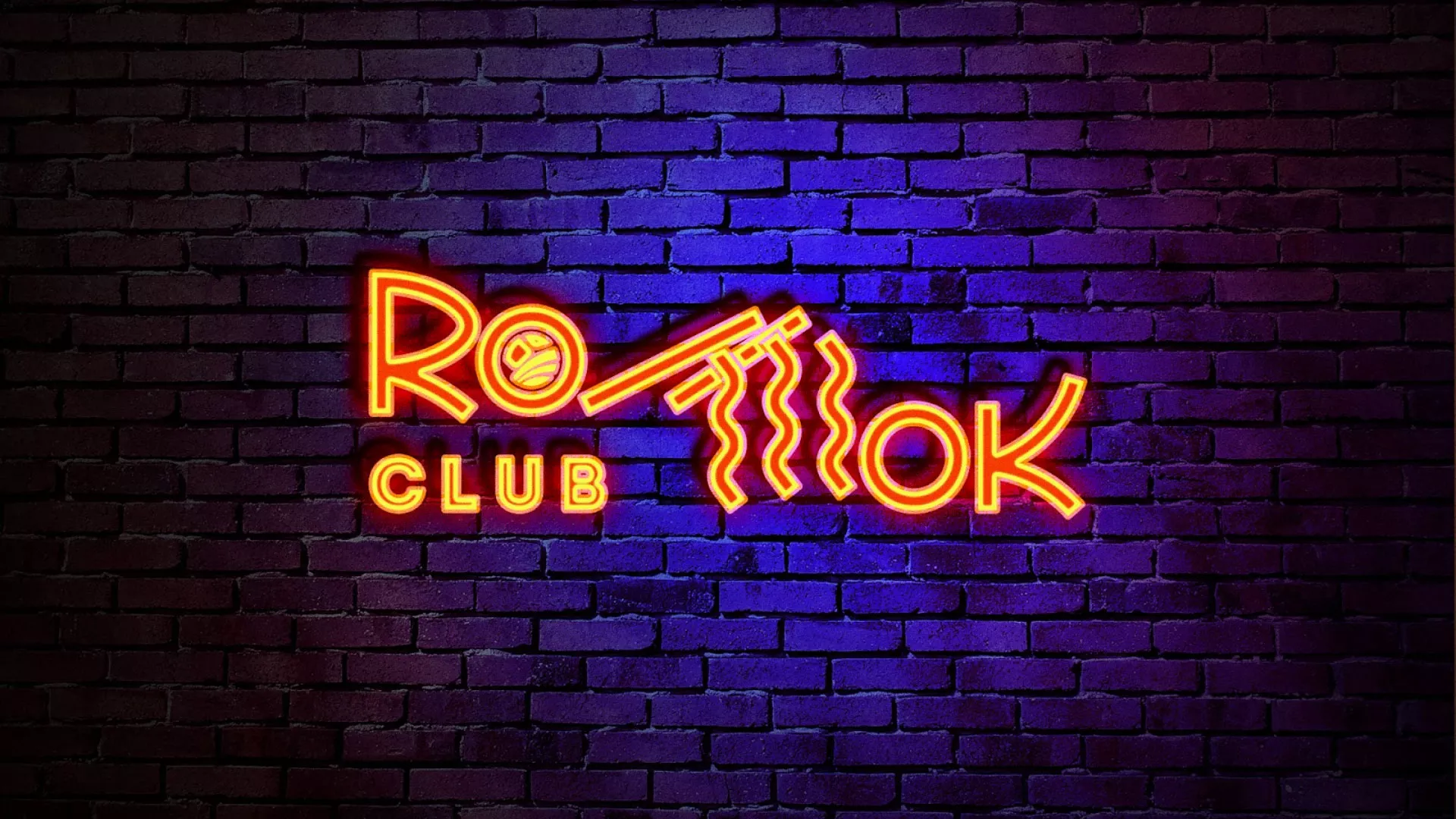 Разработка интерьерной вывески суши-бара «Roll Wok Club» в Георгиевске