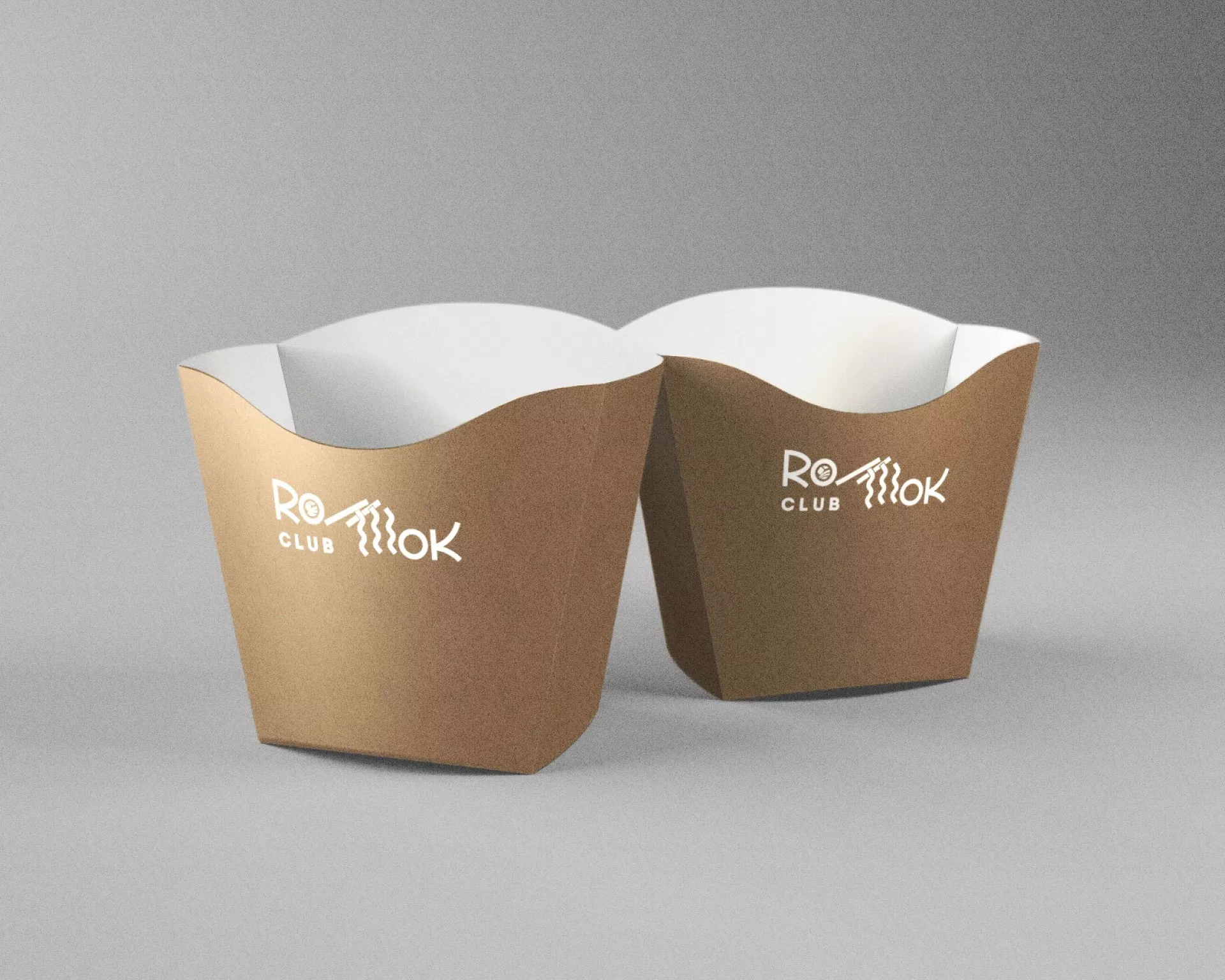 Создание дизайна упаковки суши-бара «Roll Wok Club» в Георгиевске